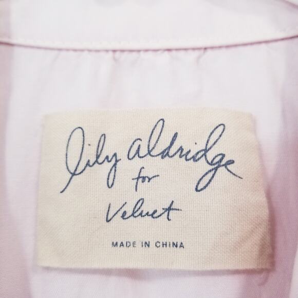 Lilly Aldridge for Velvet Light Pink Utility Lightweight Jacket Multi Pockets - Picture 3 of 11